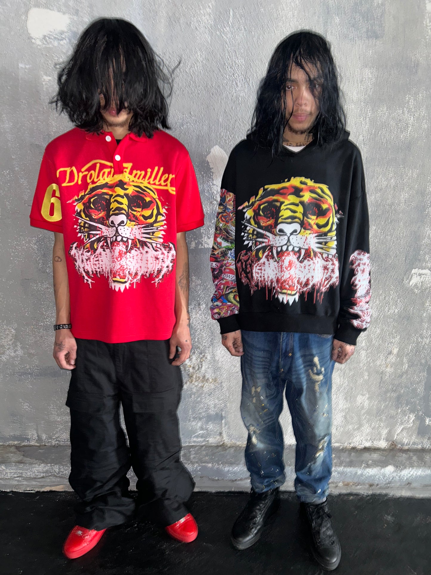 BLACK EXPERIMENTAL HOODIE