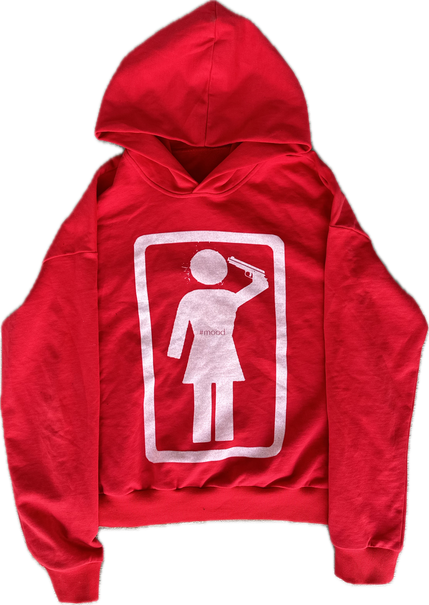 #MOOD HOODIE RED