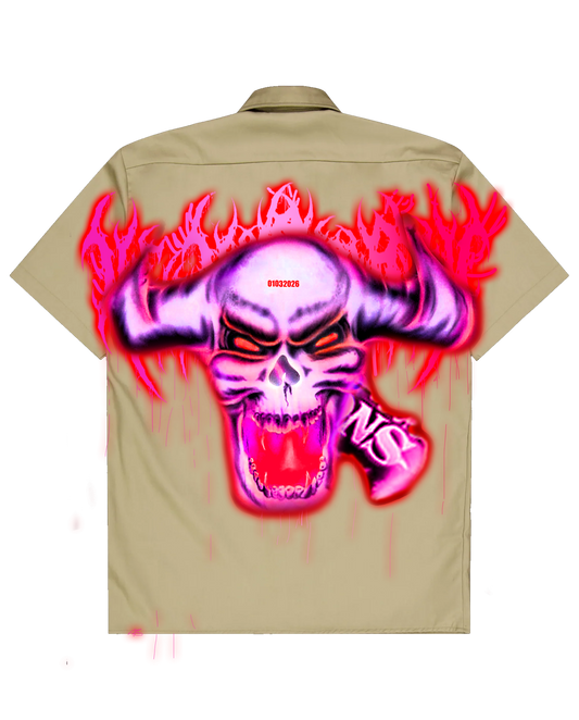 LOGO DICKIES BUTTON UP