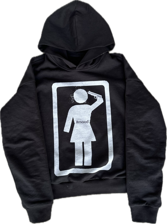 #MOOD HOODIE BLACK + WHITE